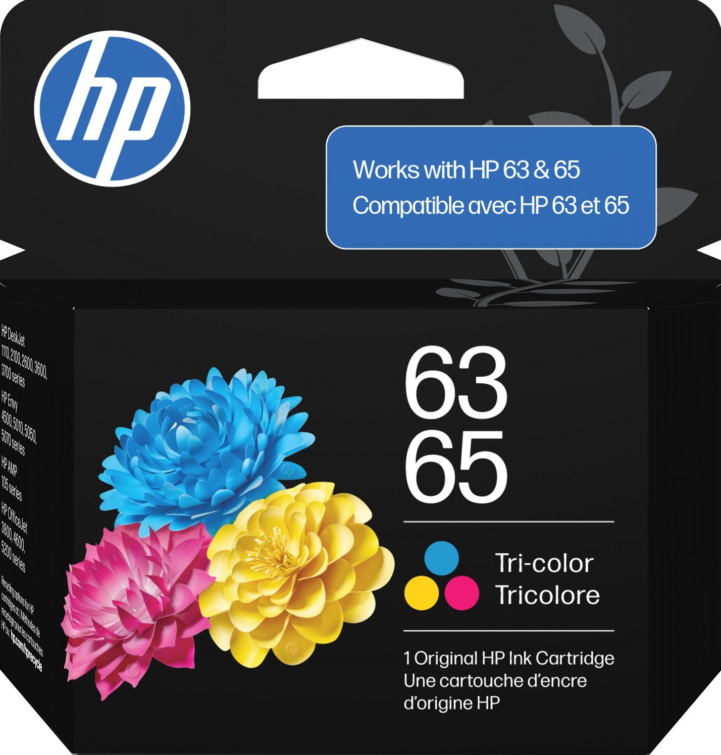 63/65 HP Tri-Colour Ink Cartridge