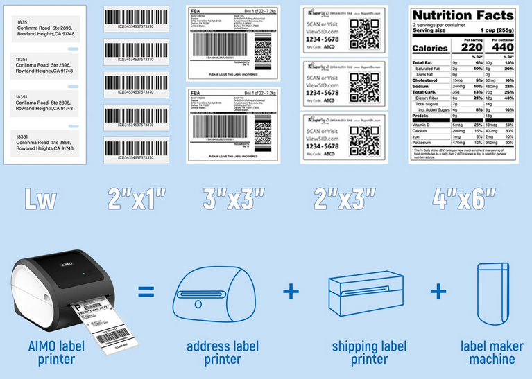 TechWarehouse Aimo 6XL Thermal Label Printer Aimo