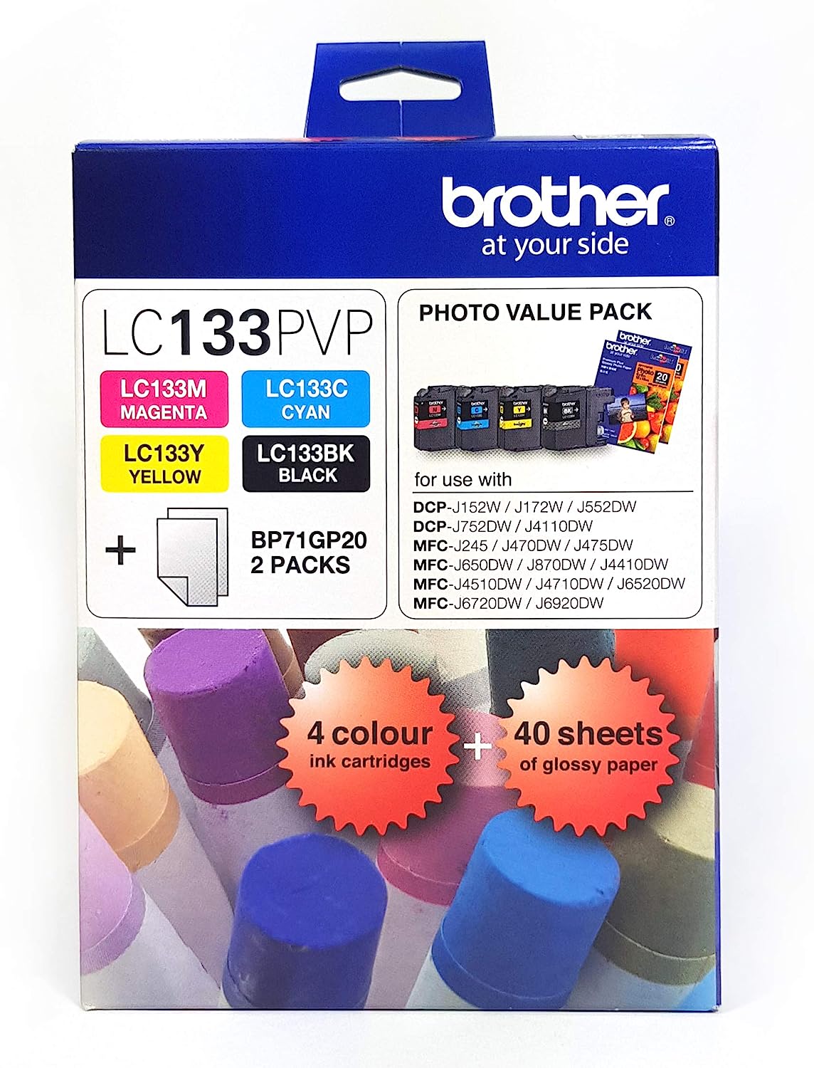 LC133PVP Brother Photo Value Pack