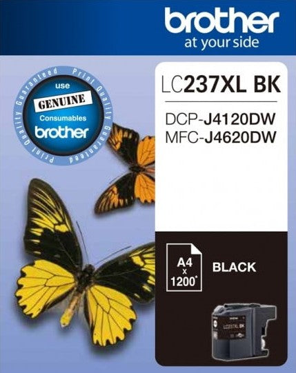 LC237XLBK Brother High Yield Black Ink Cartridge