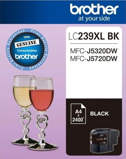 LC239XLBK Brother Black Super High Yield Ink Cartridge