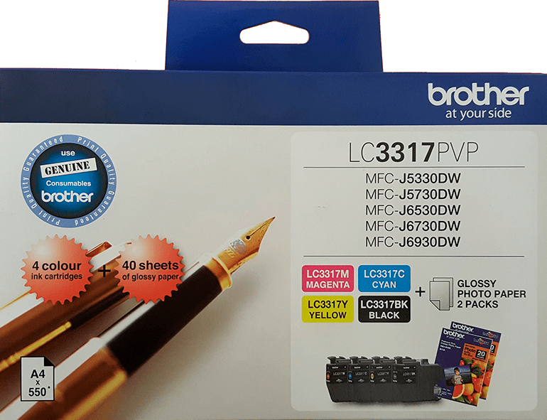 TechWarehouse LC3317PVP Brother Photo Value Pack Brother