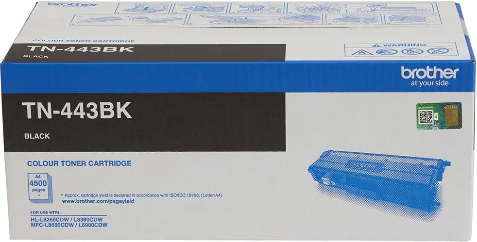 TN443BK Brother High Capacity Black Toner