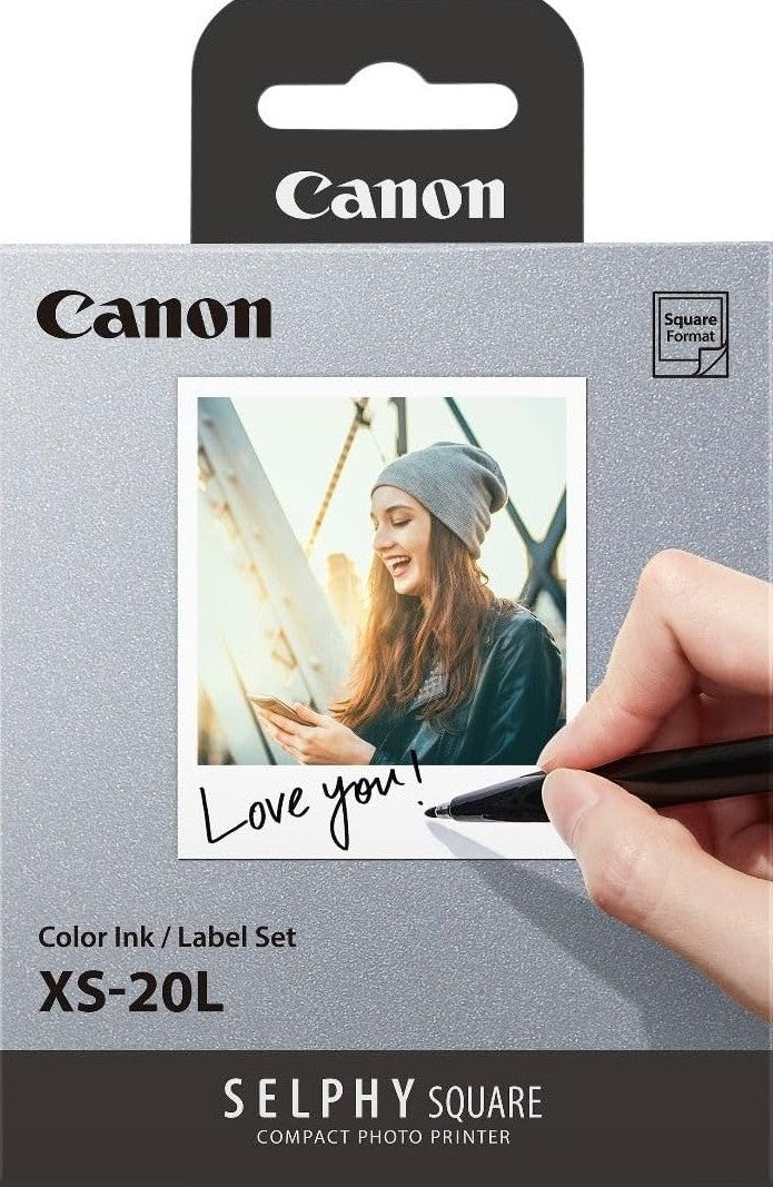 TechWarehouse Canon Selphy XS-20L Photo Paper + Ink 20 Pack Canon