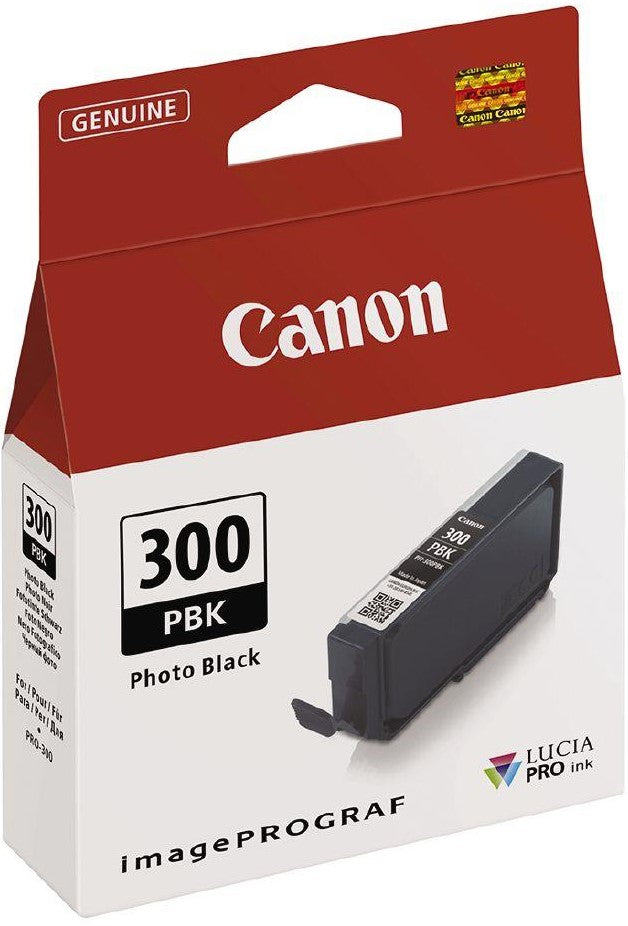 TechWarehouse PFI-300PBk Canon Pigment Photo Black Ink Tank Canon