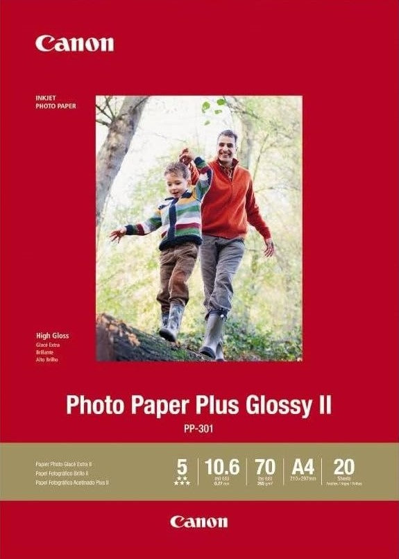 TechWarehouse A4 265gsm Canon Photo Plus Glossy II 20 sheets Canon