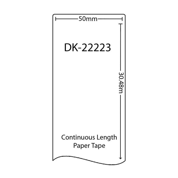 TechWarehouse DK22223 Brother 50mm Continuous Paper Label Brother