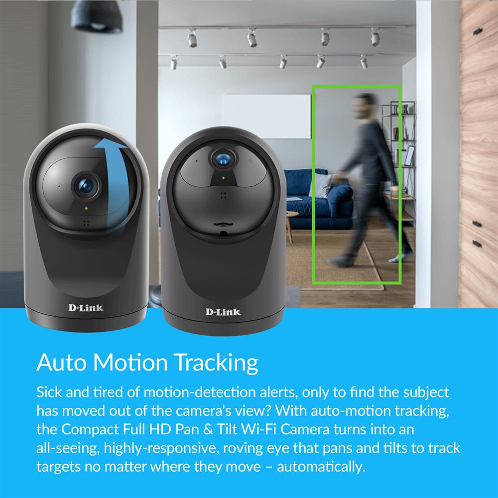 TechWarehouse D-Link Compact V2 Full HD Pan & Tilt Wi-Fi Camera D-Link