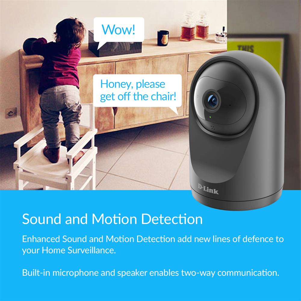 TechWarehouse D-Link Compact V2 Full HD Pan & Tilt Wi-Fi Camera D-Link