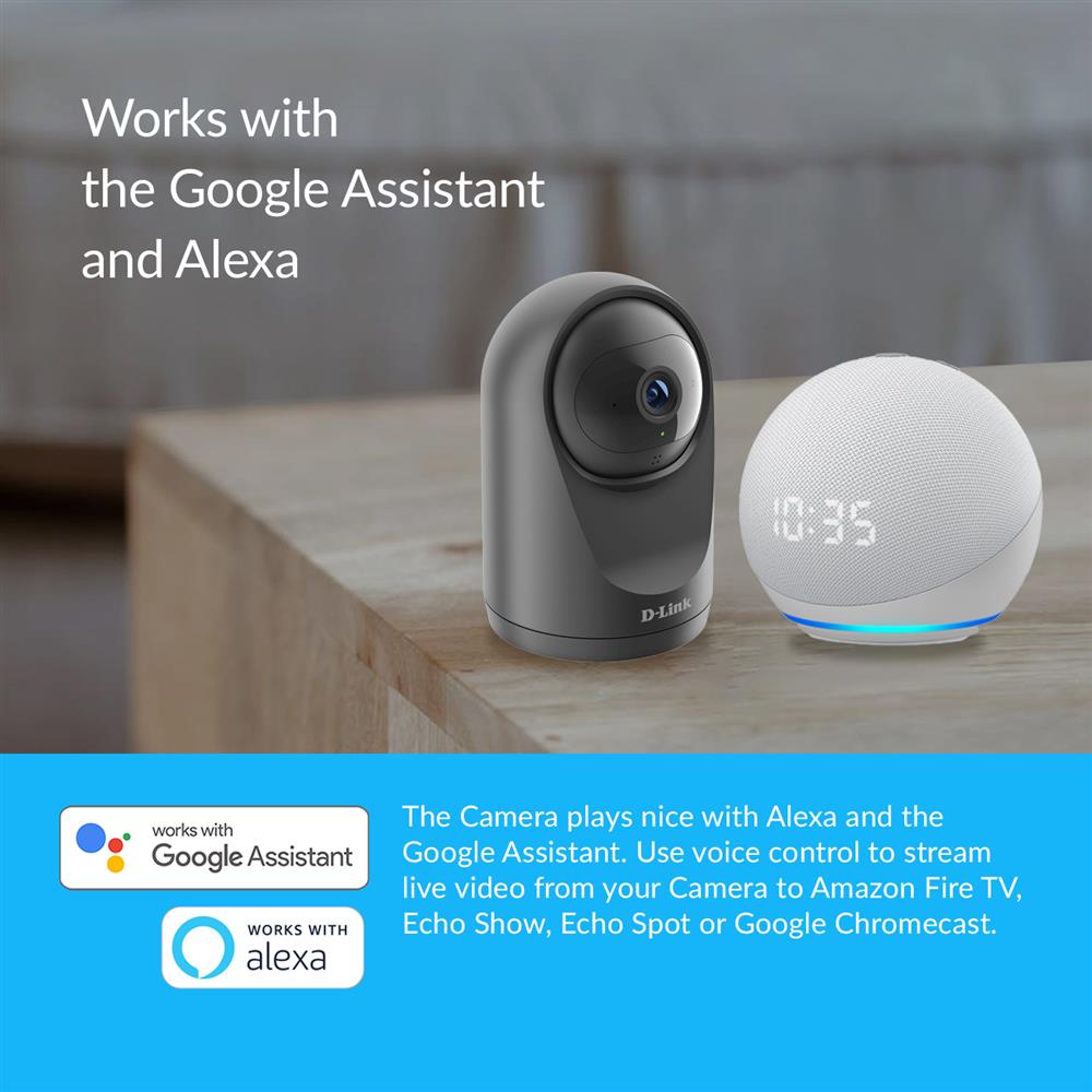 TechWarehouse D-Link Compact V2 Full HD Pan & Tilt Wi-Fi Camera D-Link