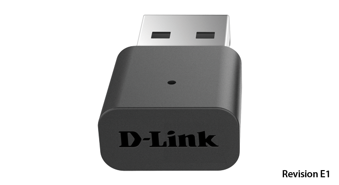 D-Link Wireless N300 Nano USB Adapter Back view