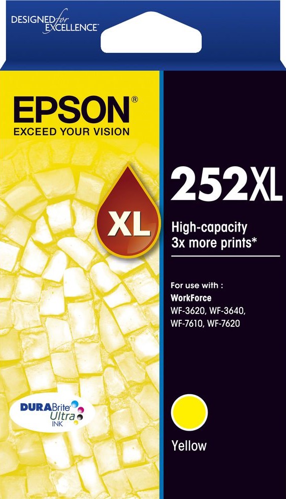 Epson 252XL High Capacity Yellow ink