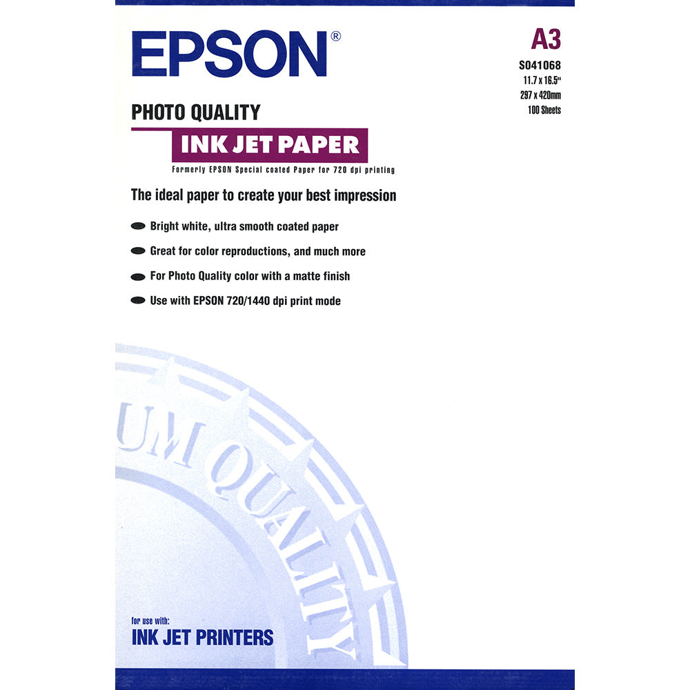 Papier pour imprimante Epson GF A3 (100 Unités) main image 0