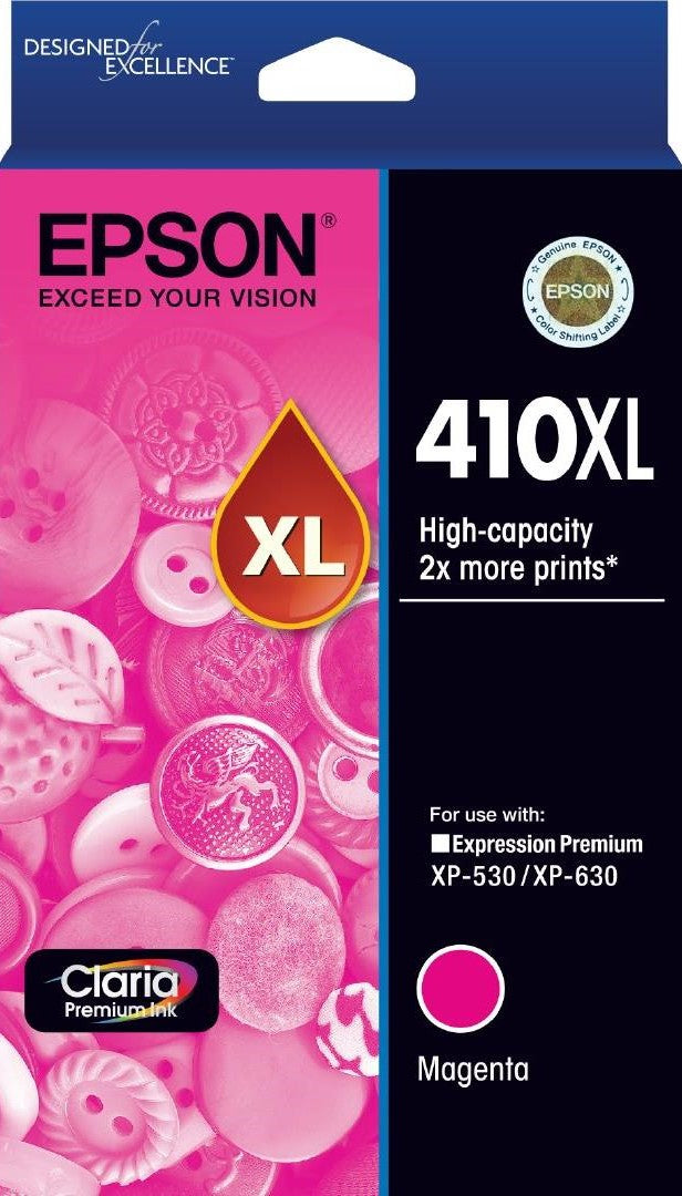 410XL Epson High Capacity Magenta Ink Cartridge