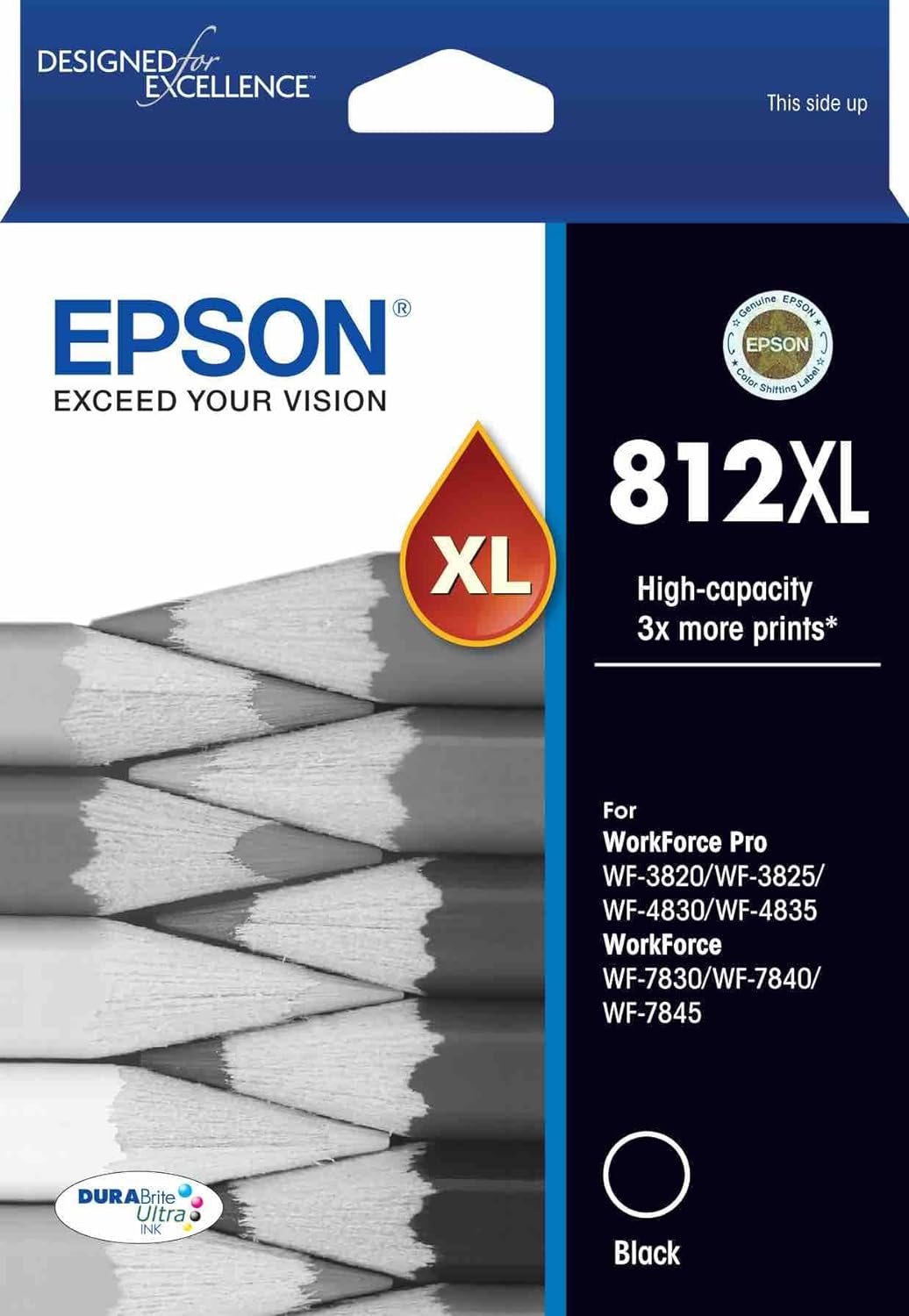 812XL Epson High Capacity Black Ink Cartridge