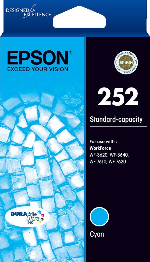 Epson 252 - Std Capacity Cyan Ink Cartridge