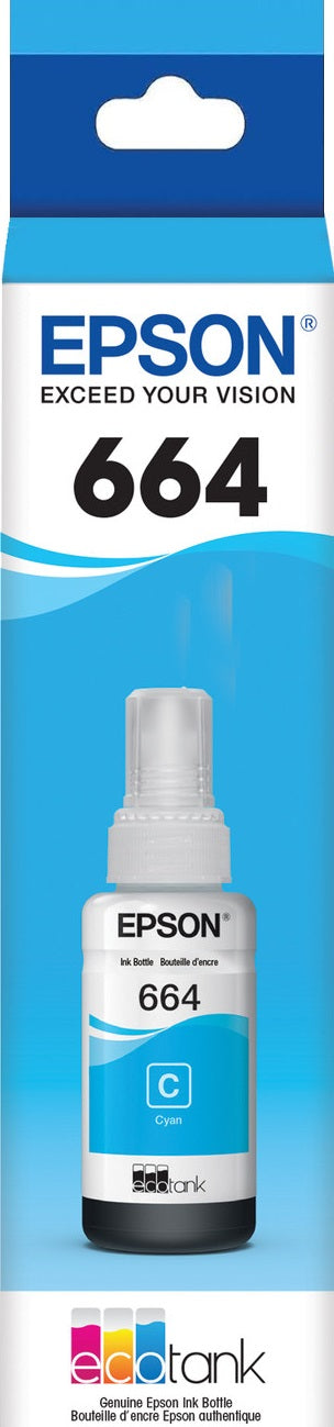 TechWarehouse T664 Epson Cyan Ink Bottle Epson