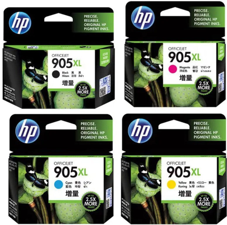 905XL HP High Capacity Set of 4 Inks (BK/C/M/Y)