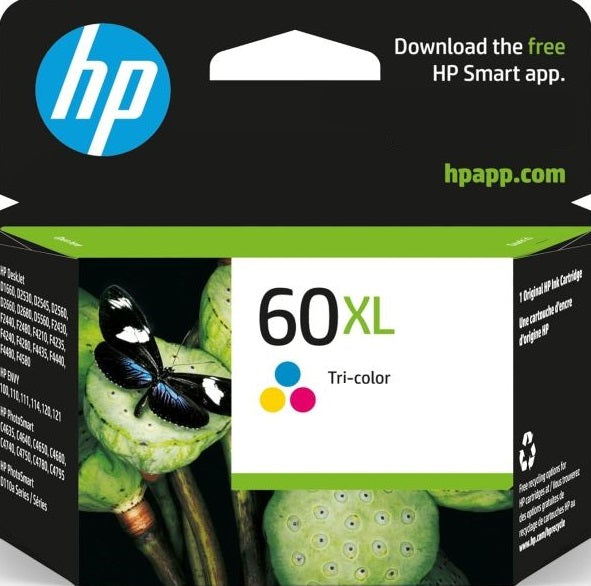 60XL HP High Capacity Colour Cartridge