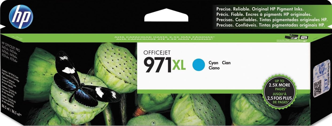 TechWarehouse 971XL HP Hi Yield Cyan Ink Cartridge HP