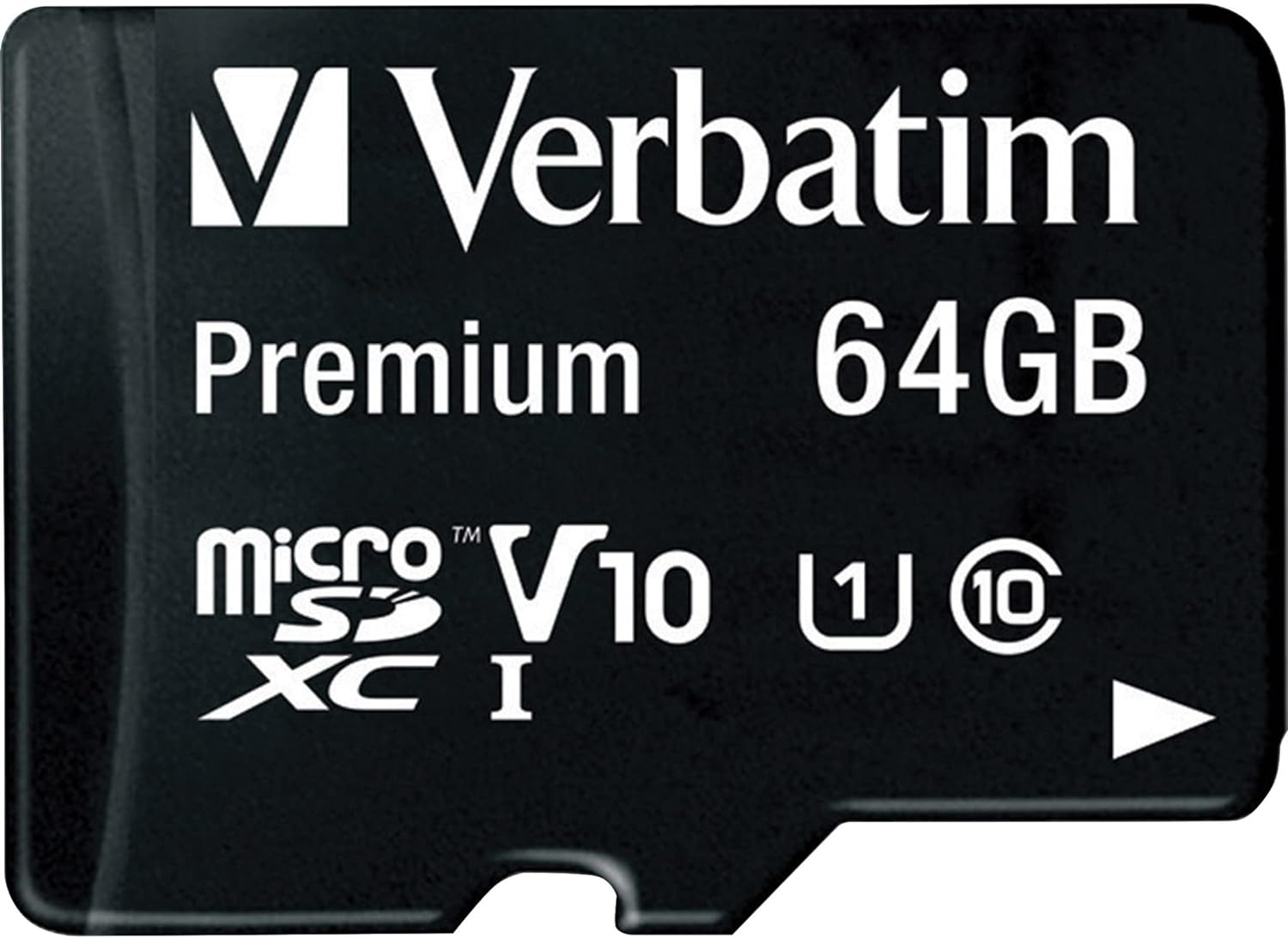 Verbatim Premium microSDXC Class 10 UHS-I Card 64GB with Adapter