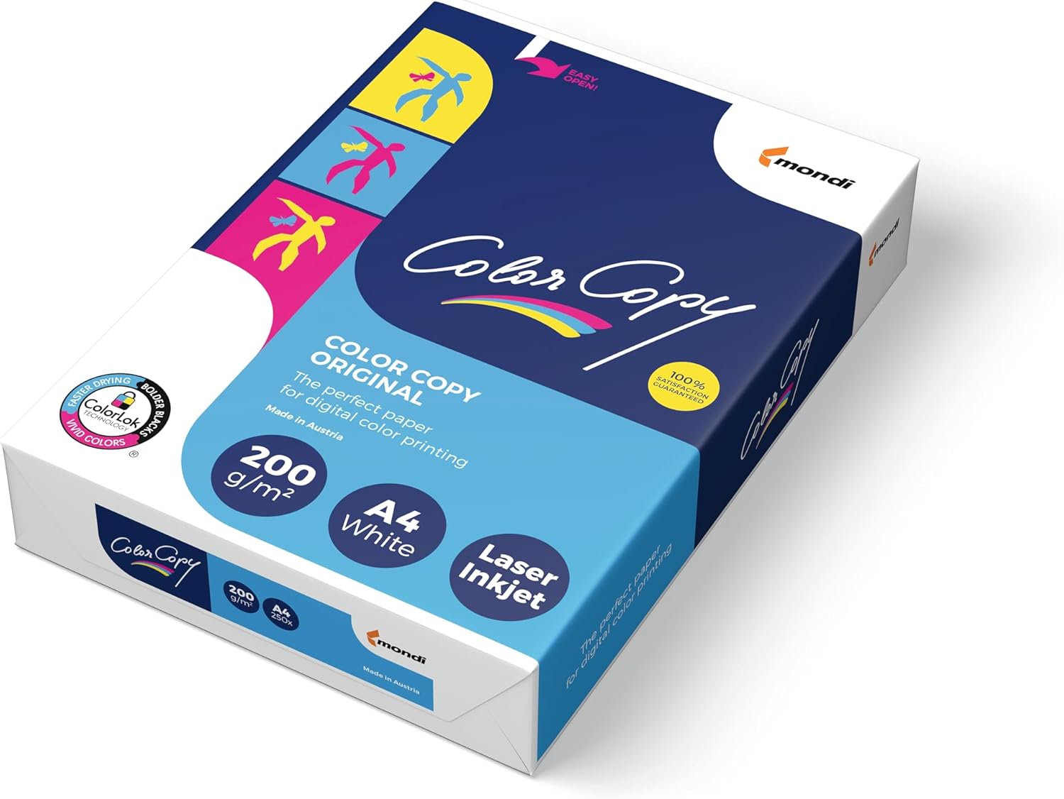 TechWarehouse A4 200gsm White Uncoated Copy Laser Paper 250 sheets Mondi