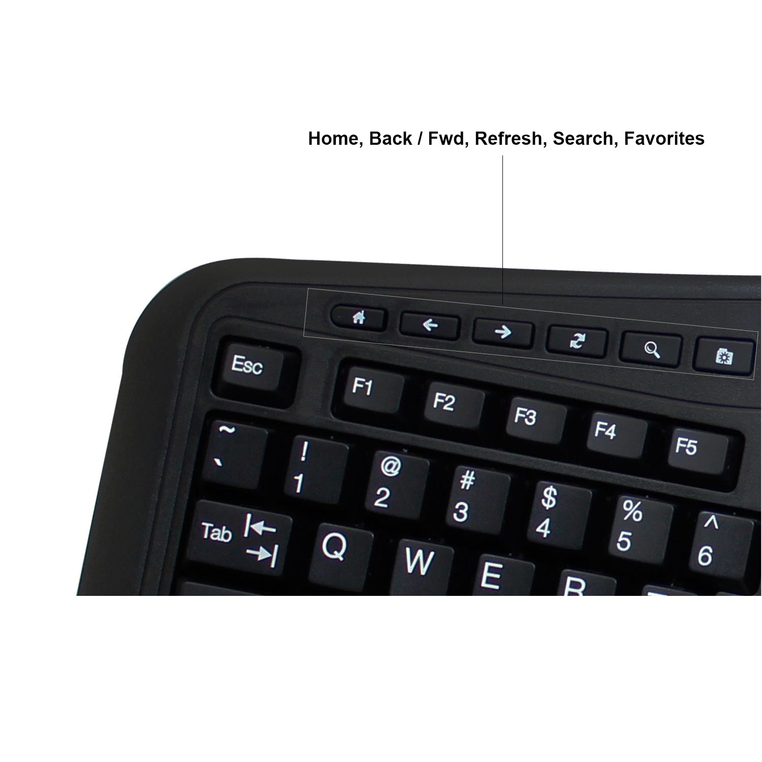 Adesso Tru-Form Ergonomic Split Keyboard (AKB-450UB)