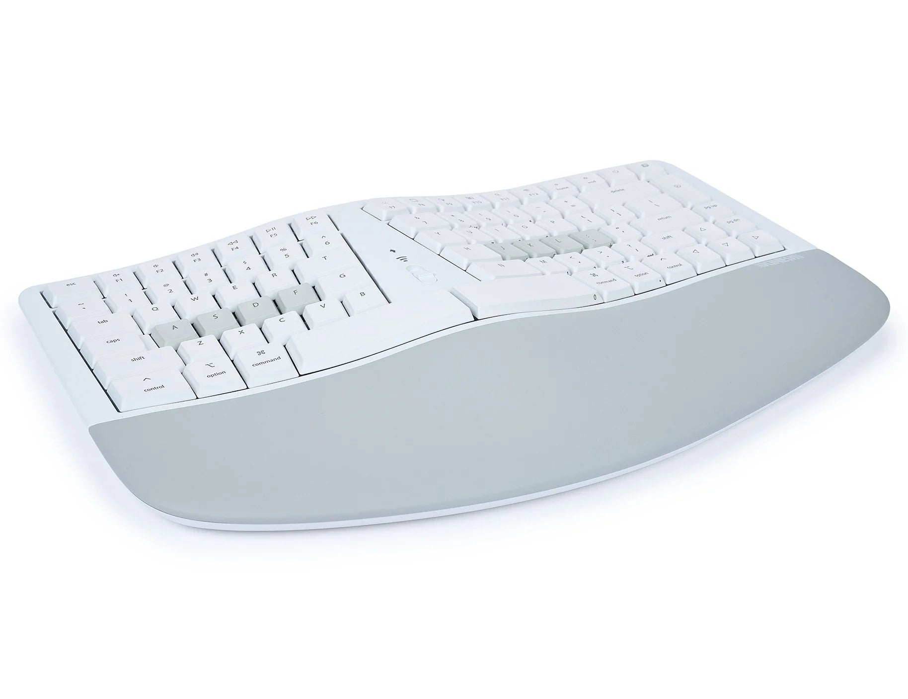 TechWarehouse Kinesis mWave Mechanical Keyboard White - Wired & Wireless Bluetooth for Mac Kinesis