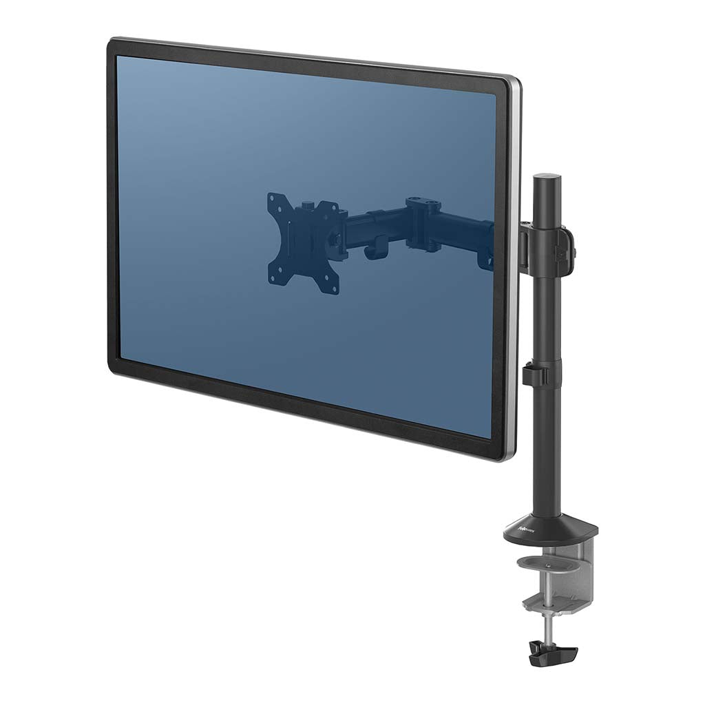 TechWarehouse Fellowes Reflex Desk Mount for Single Monitor VESA 75x75 & 100x100 Fellowes