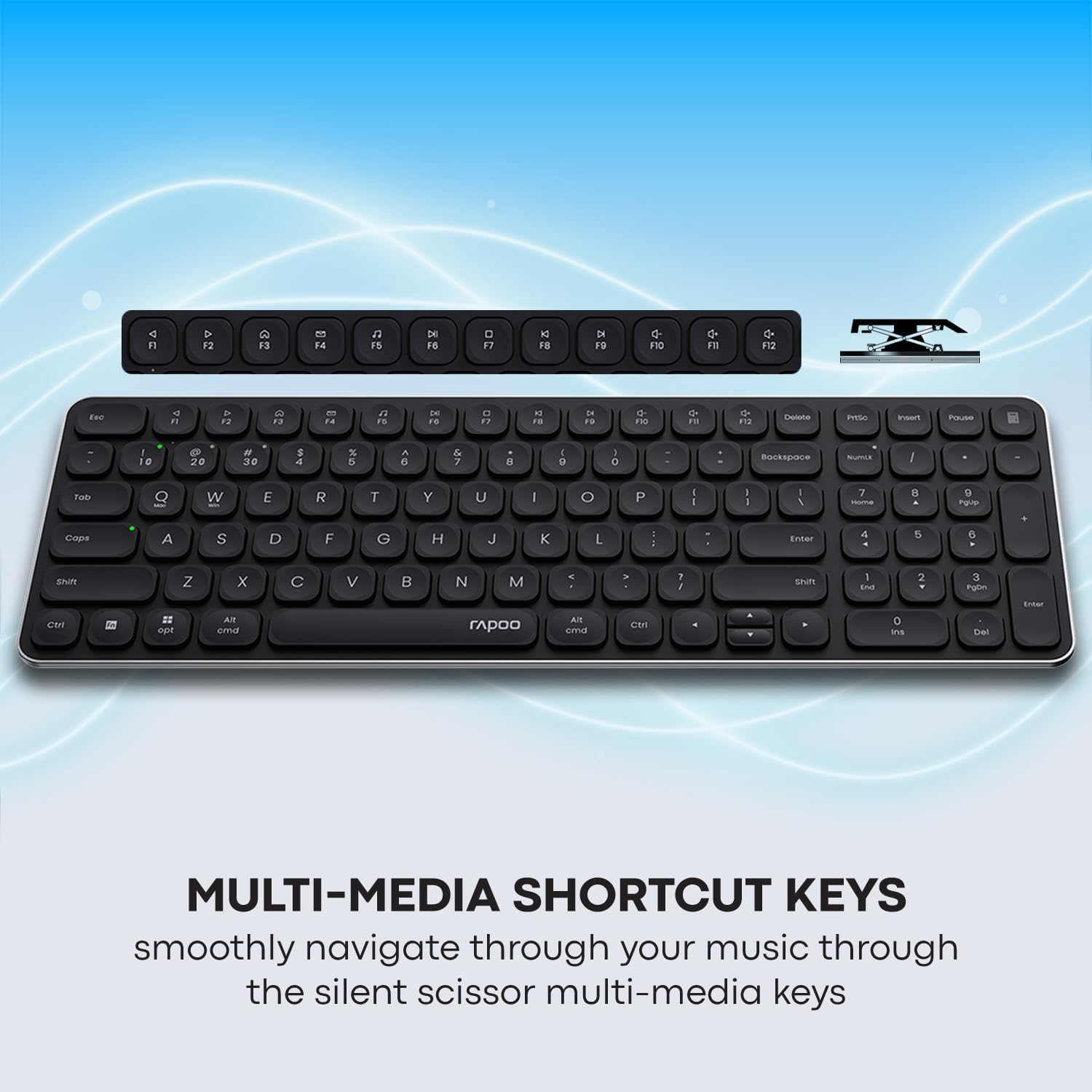 TechWarehouse Rapoo 9320M Wireless Keyboard & Mouse Combo Rapoo