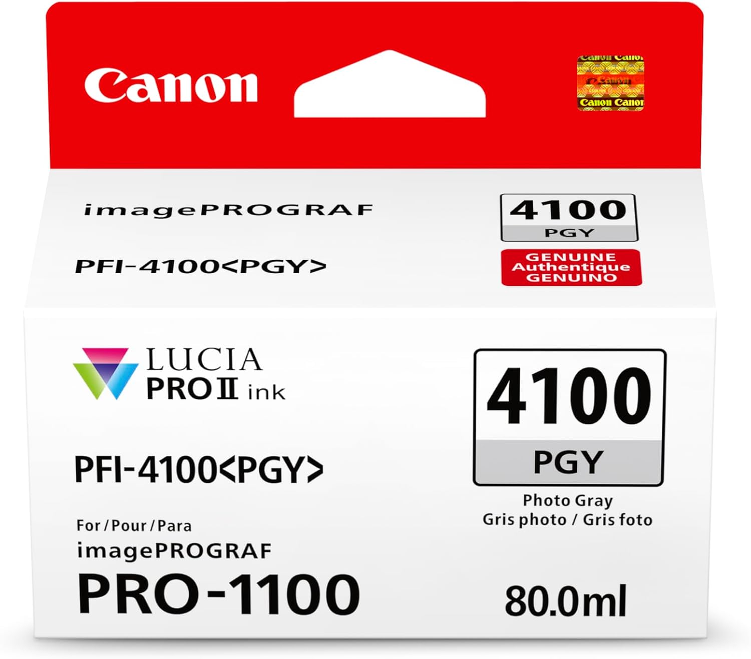 TechWarehouse PFI-4100PGY Canon Photo Grey Ink Tank Canon