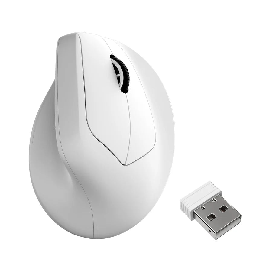 TechWarehouse Keychron M5 Ergonomic Wireless/Bluetooth Mouse - White Keychron