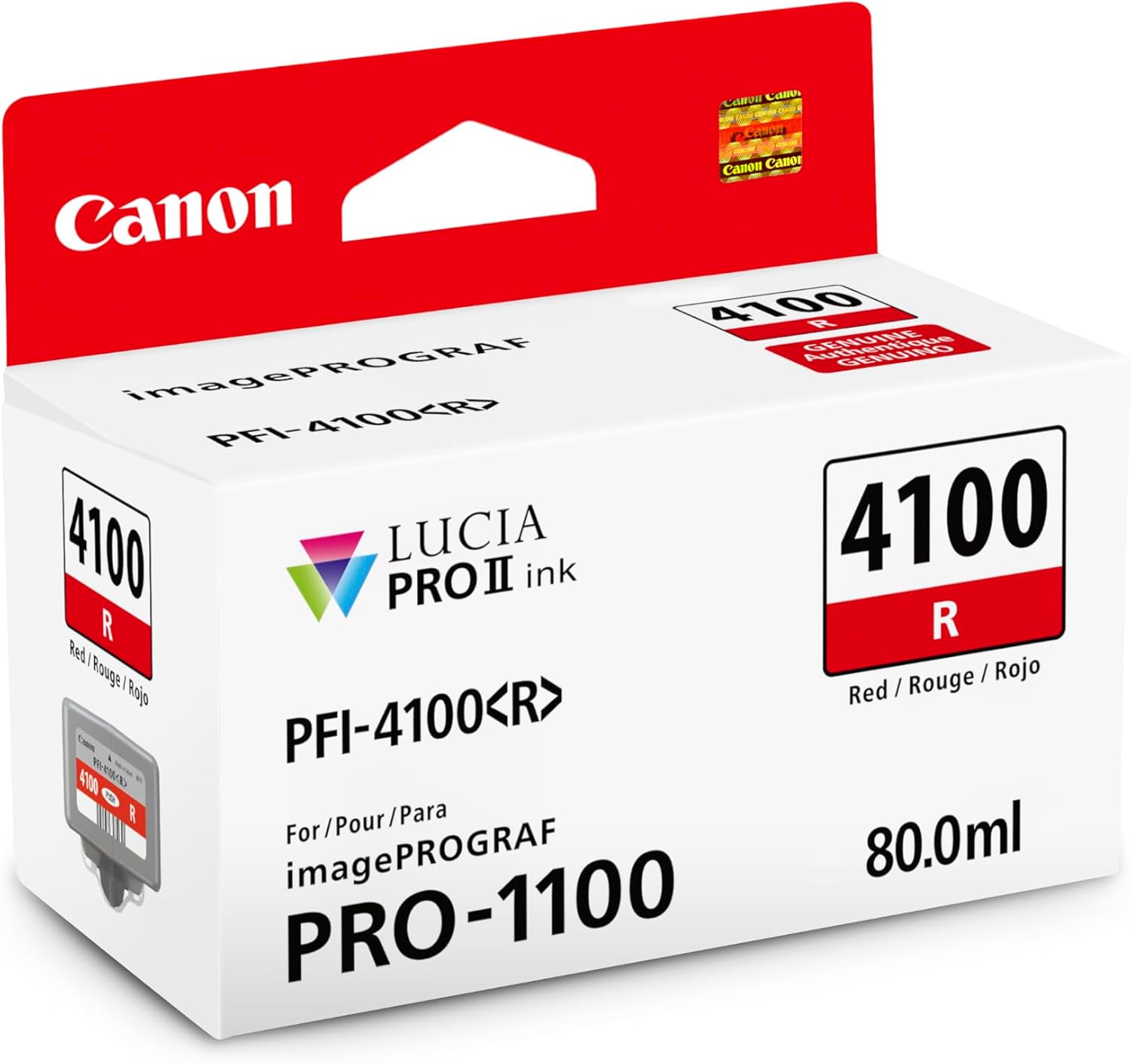 TechWarehouse PFI-4100R Canon Red Ink Tank Canon