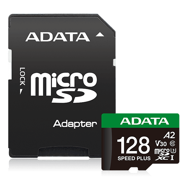 TechWarehouse ADATA Speed Plus microSDXC Card with Adapter - 128GB Adata