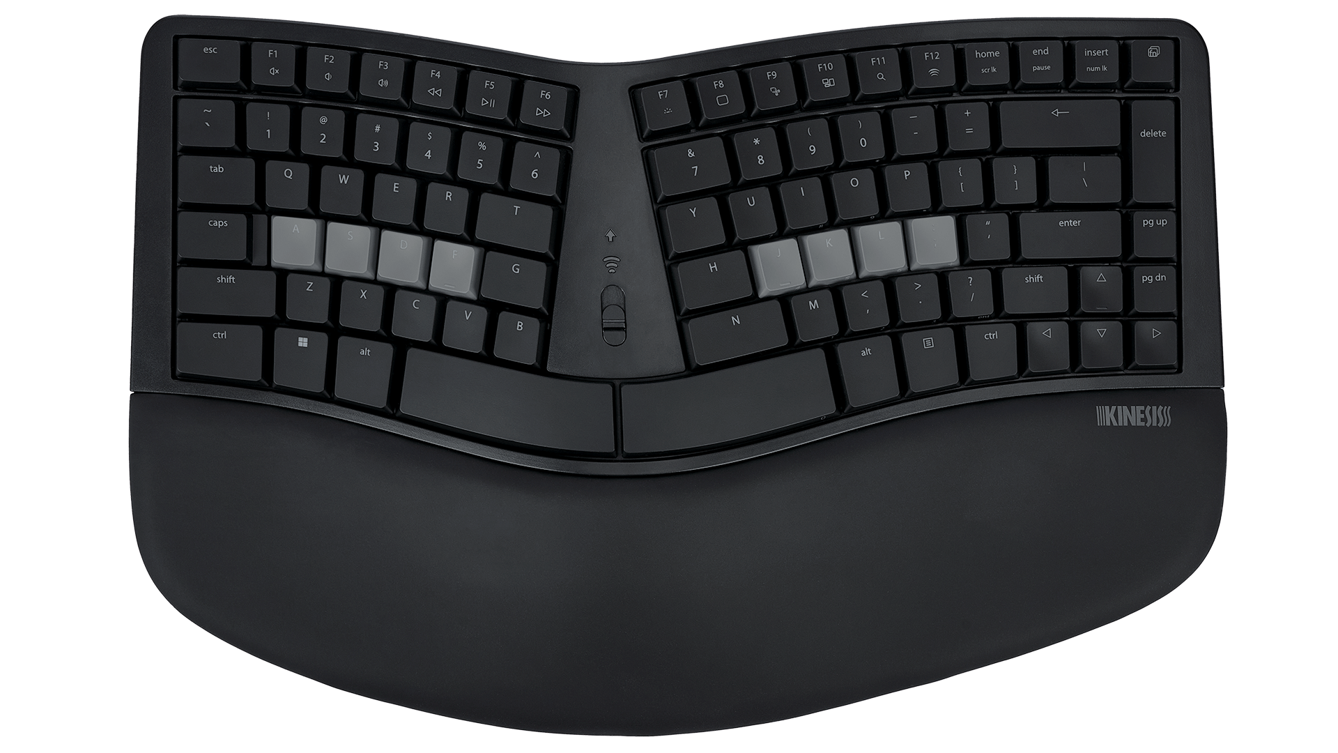 TechWarehouse Kinesis mWave Mechanical Keyboard Black - Wired & Wireless Bluetooth Kinesis