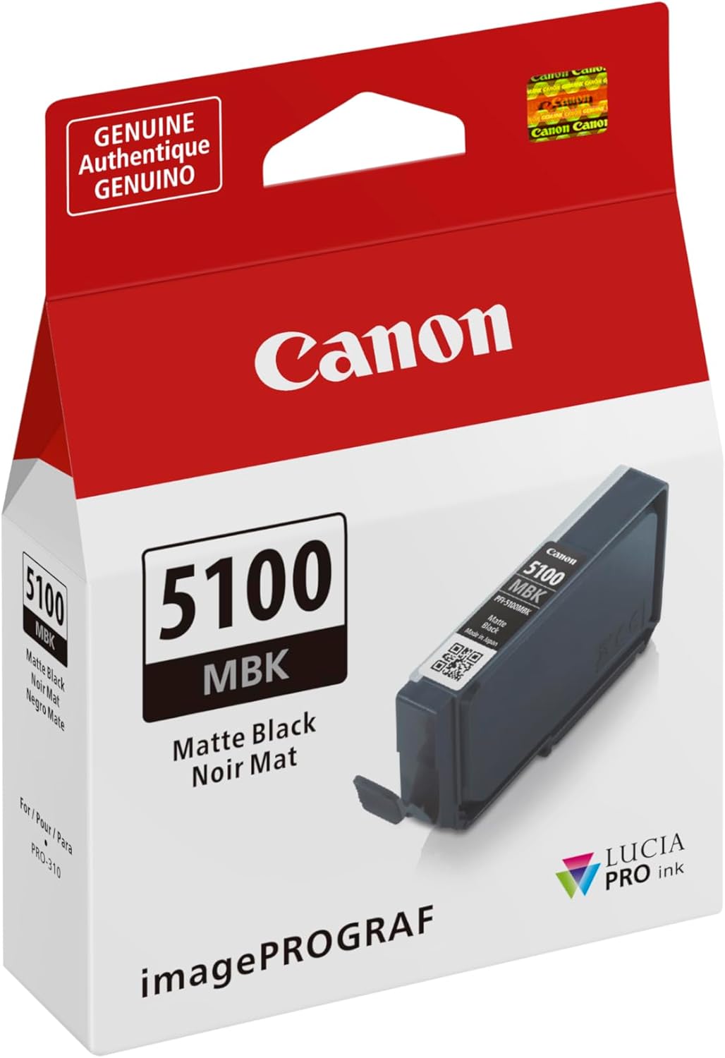 TechWarehouse PFI-5100MBK Canon Matte Black Ink Tank Canon
