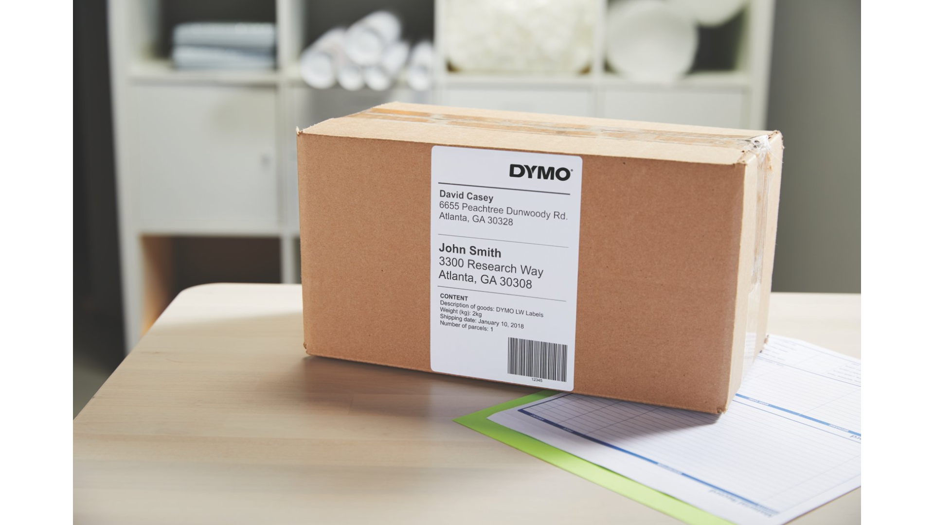 2128307 Dymo LW 104mm x 159mm (6 Pack) XL Shipping Label