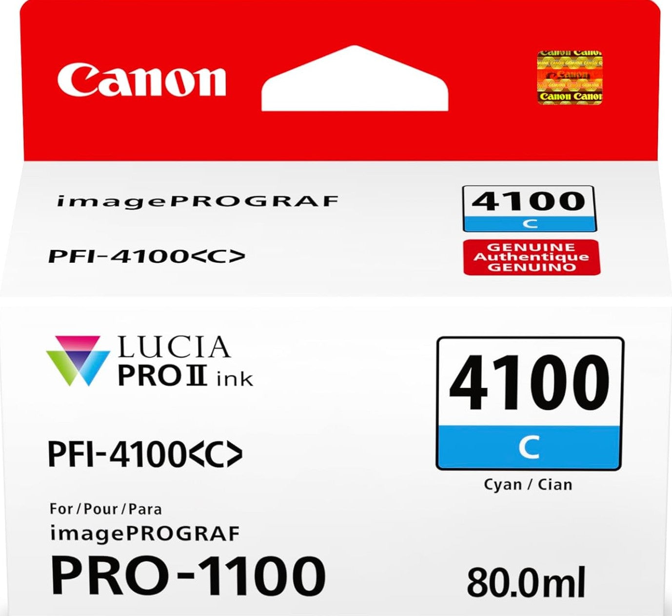 TechWarehouse PFI-4100C Canon Cyan Ink Tank Canon