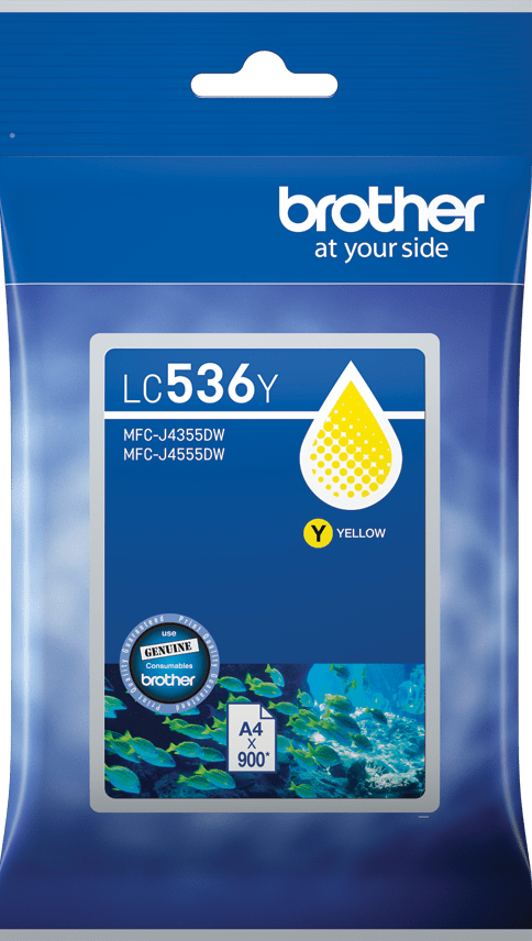 TechWarehouse LC536Y Brother Yellow Ink Cartridge Brother
