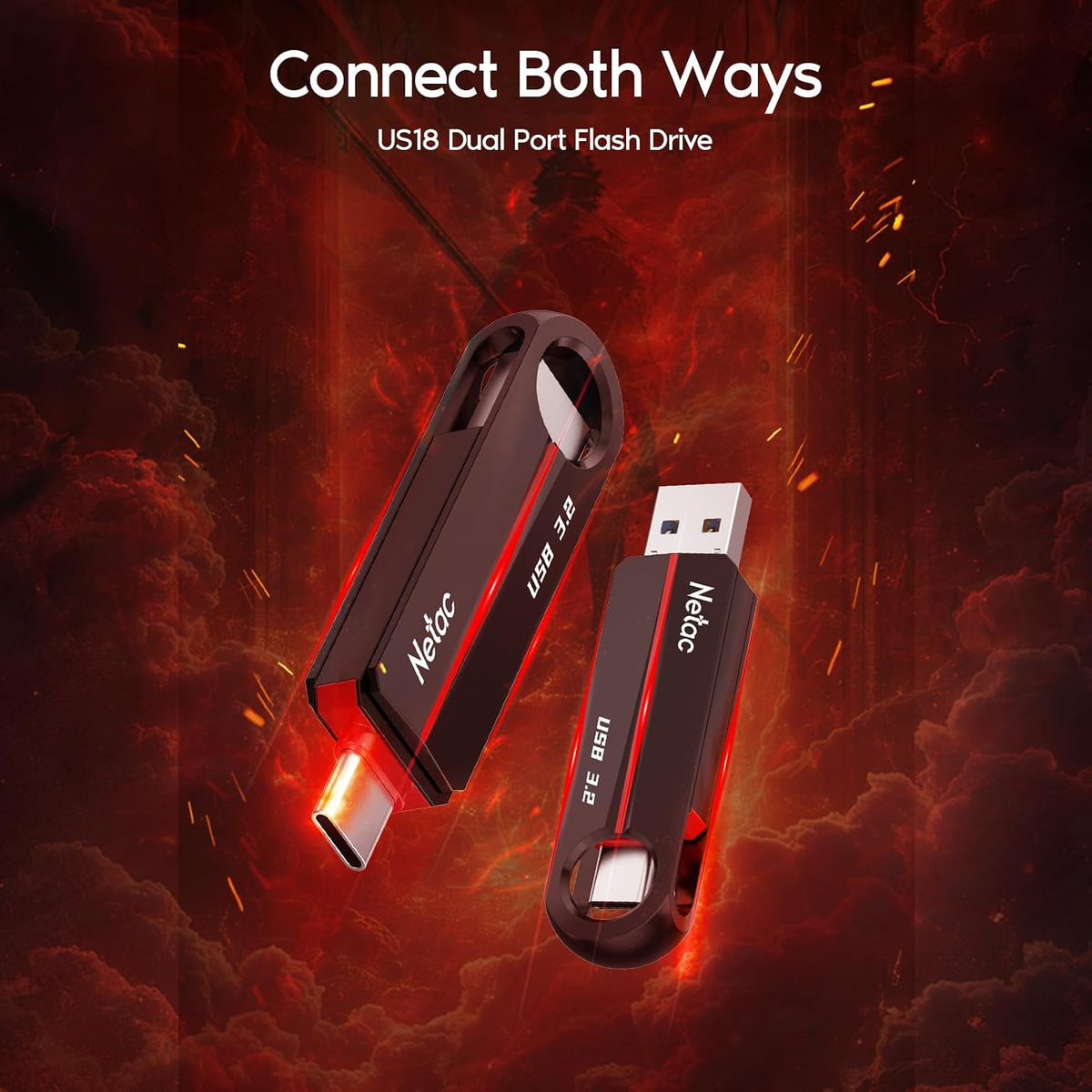 Netac US18 32GB Dual USB 3.2 + Type C