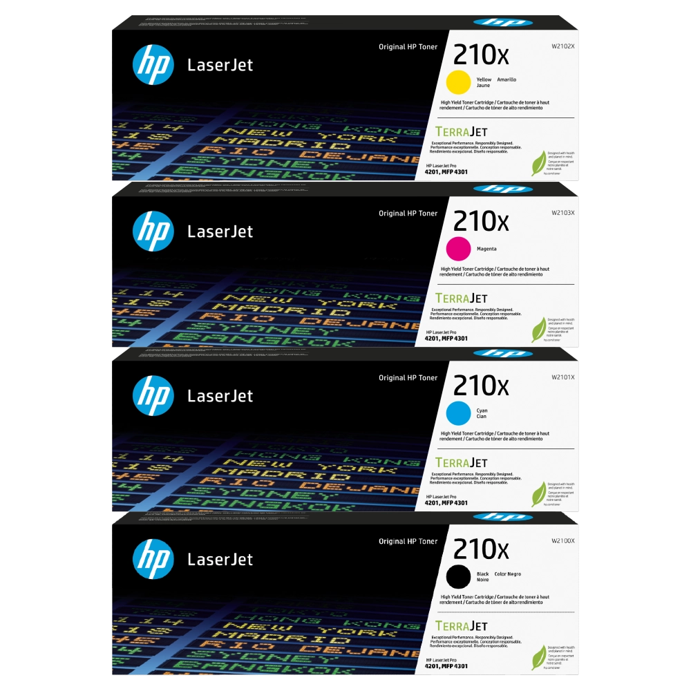 TechWarehouse 210X HP High Capacity Set (W210/0/1/2/3X) HP