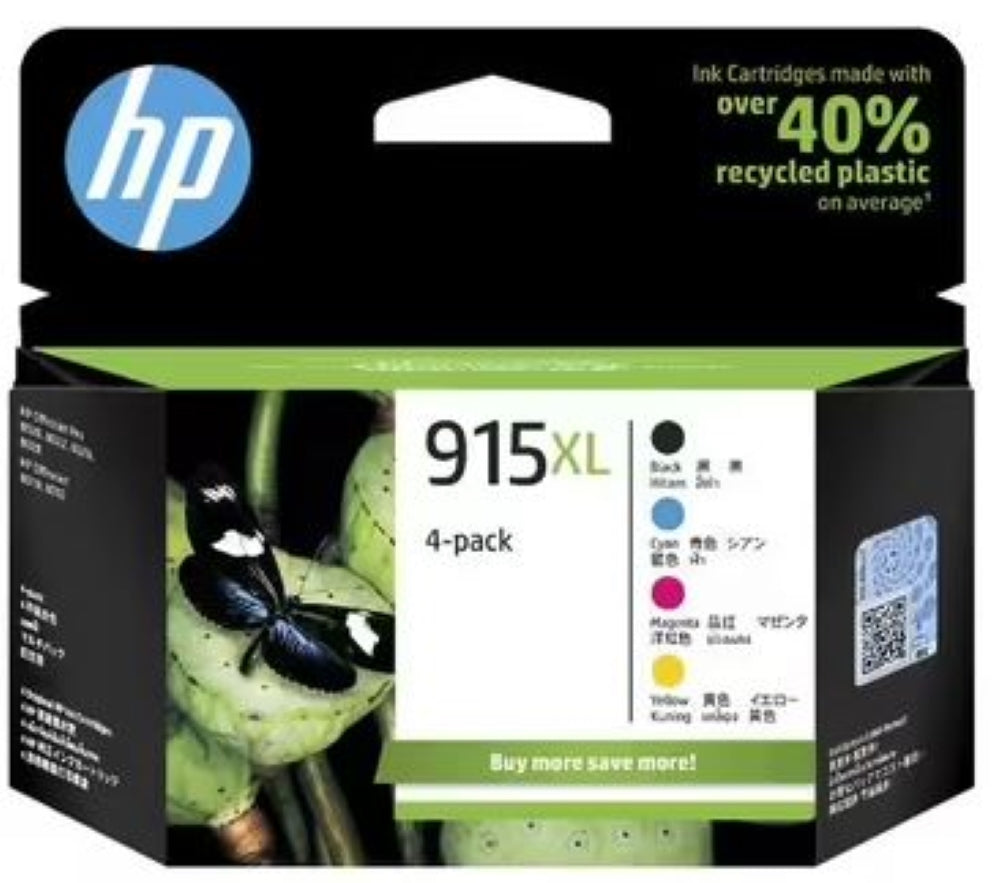915XL HP High Capacity Value Pack (Bk/C/M/Y)