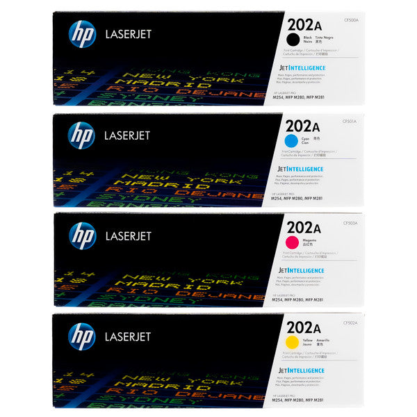 TechWarehouse 202A HP Standard Capacity Set - (CF500/1/2/3A) HP