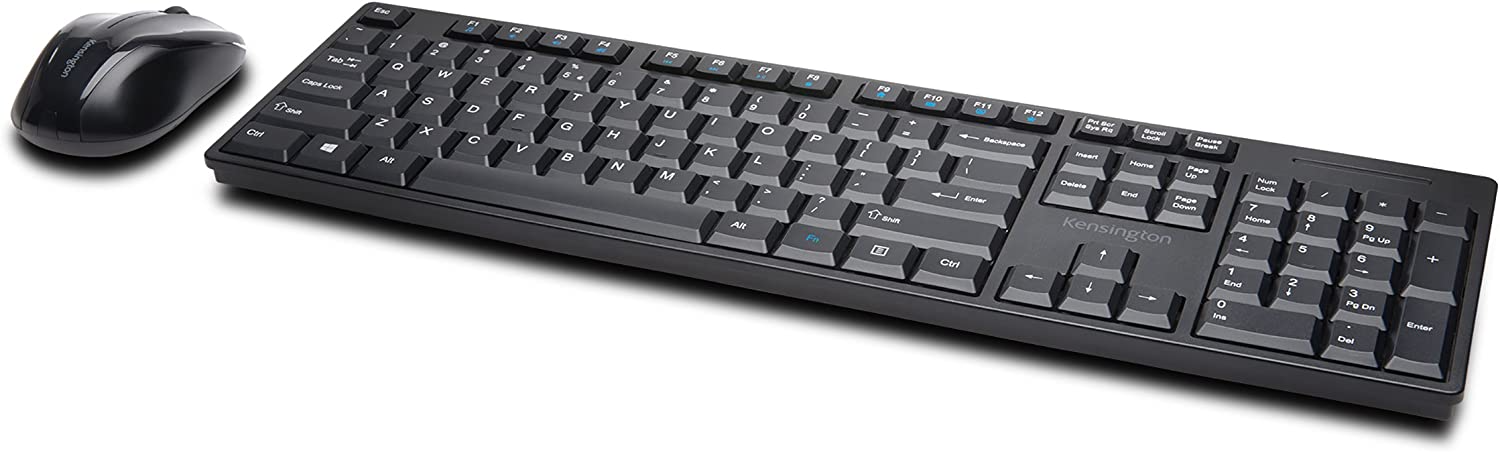 TechWarehouse Kensington Pro Fit Low Profile Wireless Keyboard & Mouse Set Kensington