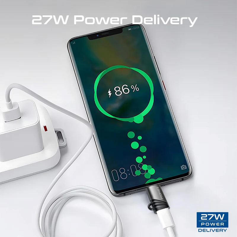 TechWarehouse Promate Lightning to USB-C Adaptor Promate