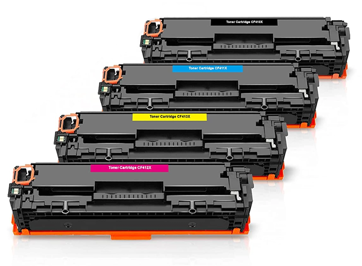 TechWarehouse 202X Compatible HP High Yield Toner Set of 4 (CF500X - CF503X) Compatible for HP