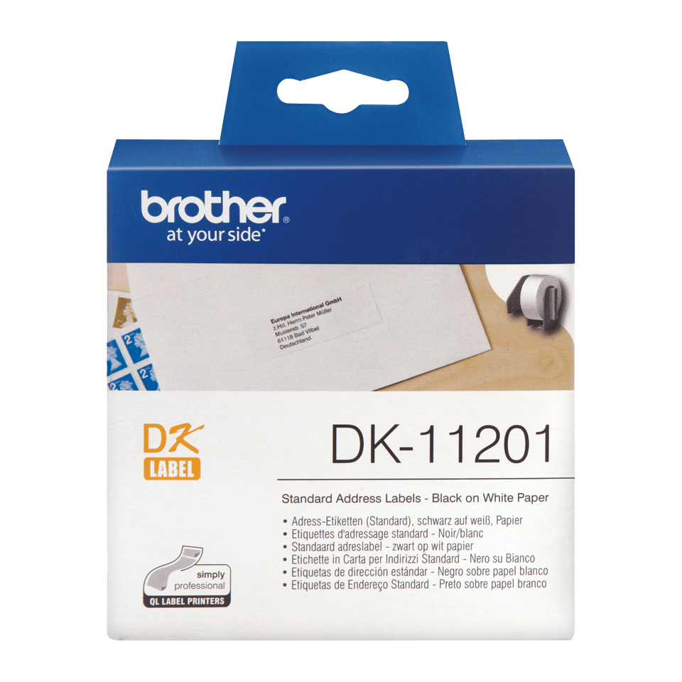 DK11201 Brother 29mm x 90mm Label 400 per roll