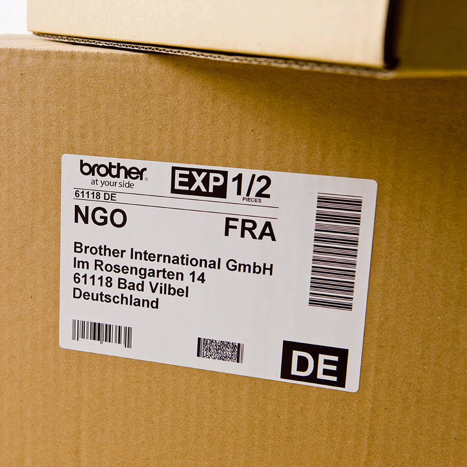 TechWarehouse DK11202 Brother 62mm x 100mm Shipping Labels 300 per roll Brother