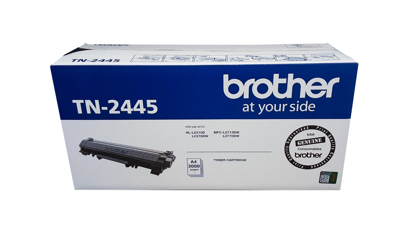 The Brother TN2445 Black Toner Cartridge. Prints 3,000 pages. 