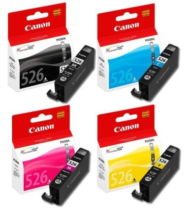 TechWarehouse CLI-526 Canon Set of 4 - Bk/C/M/Y Canon